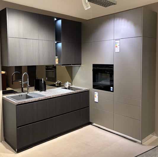 Küche AV3090 GL Sandgrau Metallic Grau