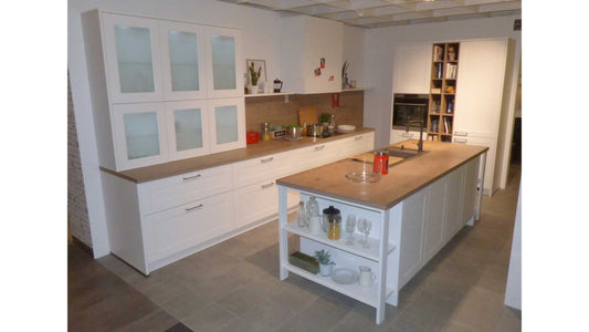 Küche 3630 Holz Weiß