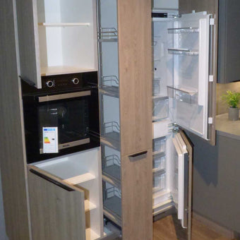 Küche Easytouch Lacklaminat Taupegrau