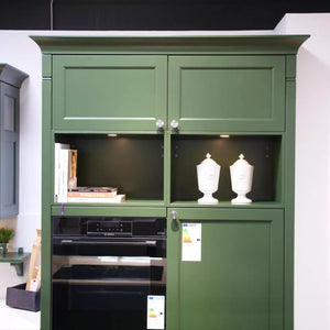 Kitchen Systemat AV 6035 Real Wood Lacquered Chrome Oxide Green