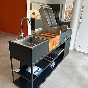Outdoor Kitchen Frame Edelstahl 150 Anthracite