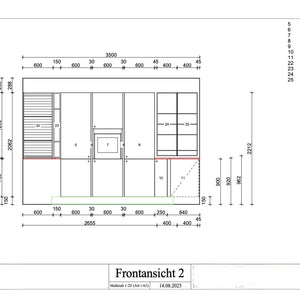 Einbauküche NX240 Platte Marmor Gold Matt Nussbaum Natur Schichtstoff K492F SensiQ Mokkabraun Inklusive E-Geräte