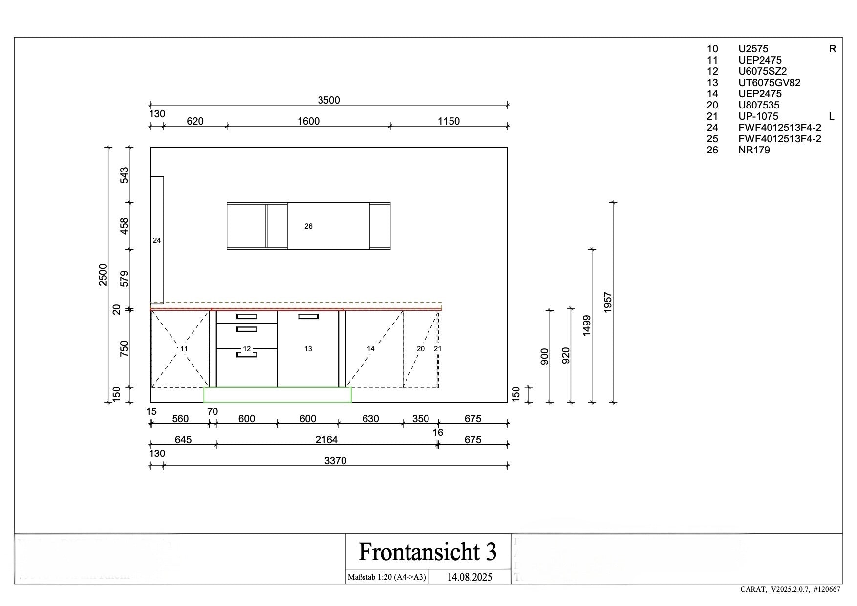 Einbauküche NX240 Platte Marmor Gold Matt Nussbaum Natur Schichtstoff K492F SensiQ Mokkabraun Inklusive E-Geräte