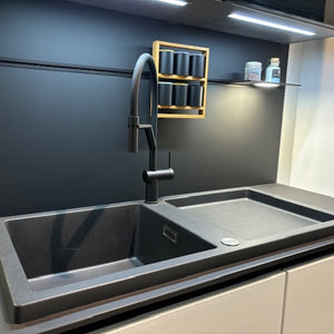 Einbauküche 555 Lux 817 Alpinweiß Hochglanz Kunststoff