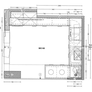 Einbauküche C257 Loft Softlack Weiß Und Seidengrau - KüchenFirst