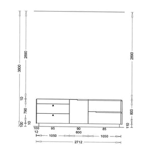 Einbauküche 006 Kunststoff Weiß - KüchenFirst