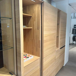 Küche Eiche Weiß Geölt Und Glas Schwarz Matt