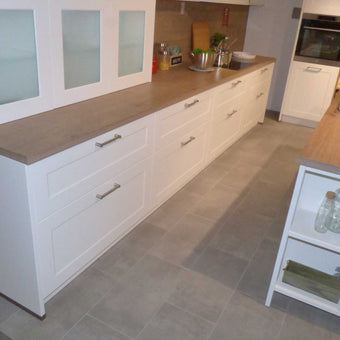 Küche 3630 Holz Weiß