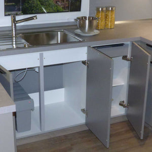 Küche Easytouch Lacklaminat Taupegrau