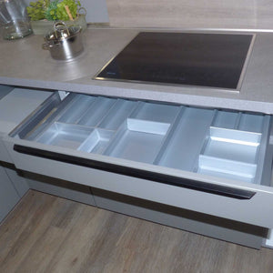Küche Easytouch Lacklaminat Taupegrau