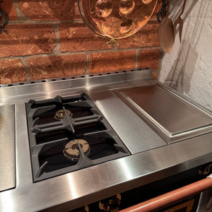 Kombinationsofen Chateau 150 Glänzendes Messing Und Mattschwarz