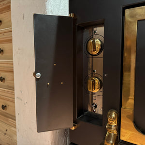 Kombinationsofen Chateau 150 Glänzendes Messing Und Mattschwarz