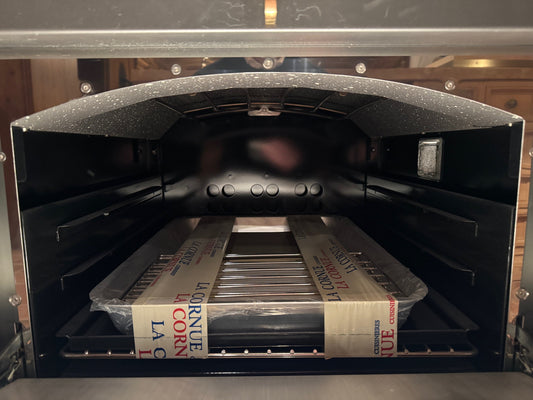 Kombinationsofen Chateau 150 Glänzendes Messing Und Mattschwarz