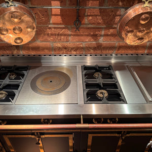 Kombinationsofen Chateau 150 Glänzendes Messing Und Mattschwarz