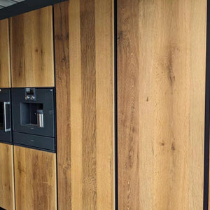 Küche NX240 NX650 K187F Fenix Onyxschwarz Samtmatt Und Alteiche - KüchenFirst