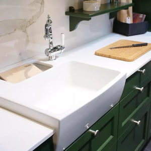 Kitchen Systemat AV 6035 Real Wood Lacquered Chrome Oxide Green