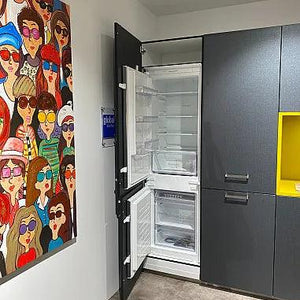 Einbauküche UGL Uni Gloss Kristallgrau Hochglanz - KüchenFirst