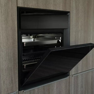 Kitchen Ceres 233 fronts wood look peat oak lava brown 