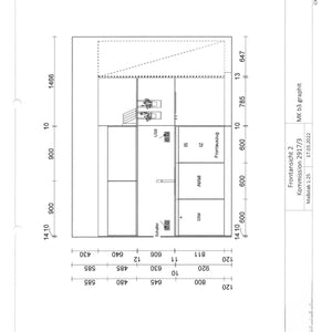 Einbauküche B3 Laminat 17 Graphit Grau 95 Anthrazit Inklusive Spüle Und E-Geräte